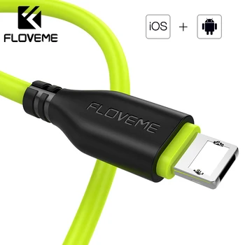 FLOVEME 1m/0,3 m 2em1 Reversível USB Iluminação Cabo Para iPhone Samsung Xiaomi Carregador Micro USB Cabo TPE 2A Carregamento de Dados de Combinação