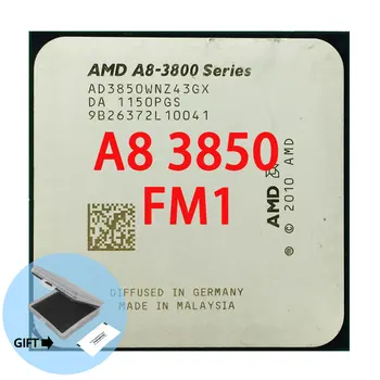 AMD A8-série A8-3850 A8 3850 2.9 GHz Quad-Core CPU Processador AD3850WNZ43GX Socket FM1