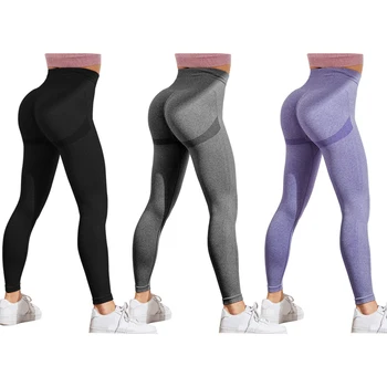 Perfeita Esportes Execução Yoga Longo Calças de Elástico Treino Mulheres de Quadril Empurrar a Barriga de Controle de meia-Calça para mulheres de roupas Esportivas