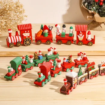 Natal 2023 Trem De Madeira Ornamento Do Natal Feliz Natal Decoração Para O Lar Presentes De Natal Natal Natal Natal Ano Novo 2023