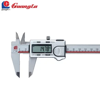 GUANGLU Absoluta Digital Paquímetro 0-150/200/300 mm de Aço Inoxidável Eletrônicos de Medição de Instrumentos de Vernier Caliper Ferramenta de Medida