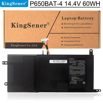 KingSener Novo P650BAT-4 Laptop Bateria Para Clevo P650 P651 P655 P671 RA P670-RG SAGER NP8650 NP8651 NP8652 6-87-P650S-4U311 60 wh