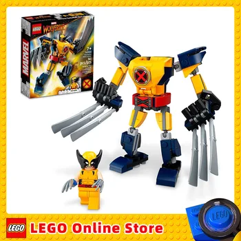 LEGO & Marvel Wolverine Mech Armadura Crianças Blocos de Construção de Brinquedos de Presente 76202