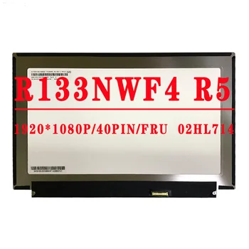 FRU 02HL714 5D10W87108 de 13,3 polegadas 40PINS EDP 1920*1080 IPS Tela de LCD Com Tela de Toque R133NWF4 R5 Para Lenovo ThinkPad LCD X390
