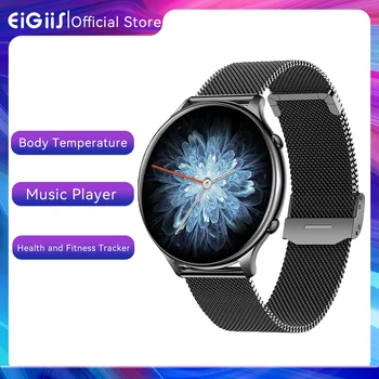 EIGIIS Smart Watch Mulheres frequência Cardíaca de Suspensão de Monitoramento Para Android IOS Impermeável Pulseira Temperatura do Corpo Senhora do Esporte Smartwatch
