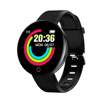 D18S Impermeável Smartwatch Homens Mulheres Fitness Tracker Monitor de frequência Cardíaca Bluetooth Relógio Bracelete de Esportes para IOS Android