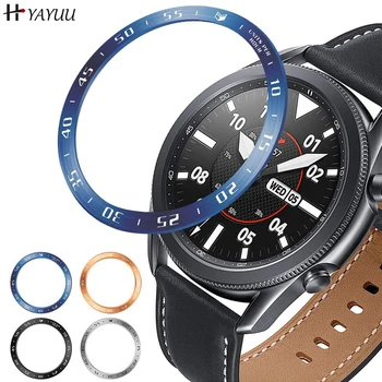 YAYUU Aro para Samsung Galaxy Watch 3 41 45mm de Cristal Bling Aro Tampa protetora para Galaxy Watch 3 Acessórios