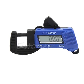 Novo 0-12.7 mm de Compostos de Fibra de Carbono Digital Espessura Paquímetro Micrômetro Aferidor -Y103