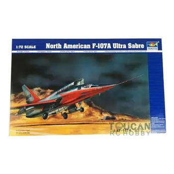 Trompetista 01605 1/72 Norte-Americano F-107.O-Ultra Sabre Estático Tucano Kit de Aeronaves Modelo TH05350-SMT8