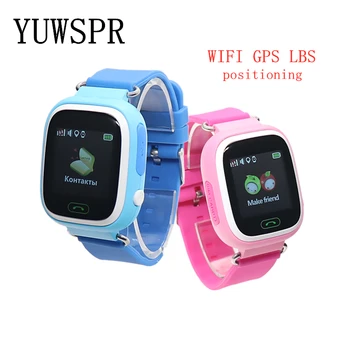 Crianças GPS Tracker Relógios WIFI GPS, LBS Localização Anti Perdido Tela de Toque do Monitor em Tempo Real, Crianças do Bebê Smart Relógio Q90 G72 1pcs