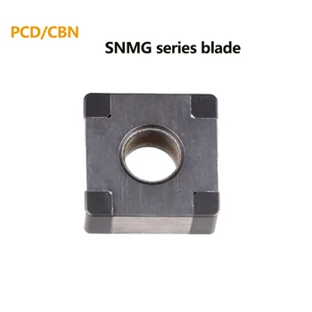 1PC PCBN lâmina SNMG120404 4T SNGA120404 4T torno CNC Diamante CBN inserir SNMG SNGA de Alta Dureza da Lâmina de corte para torno CNC, Ferramenta