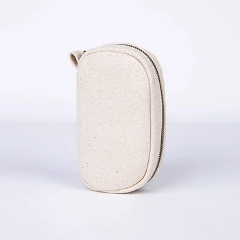 Saco de pano feminino lona literária saco cosmético mini carteira carteira Harajuku simples saco de armazenamento