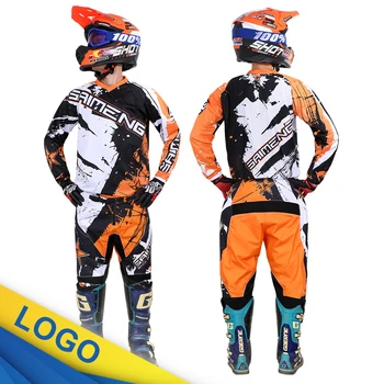 motocross conjunto de engrenagens de mountain bike racing suit Homens mulher de impressão personalizados, número nome logotipo da Moto Conjunto Flexair 2022 Novo