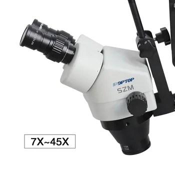 Universal Primavera Suporte de Jóias Óptico de Ferramentas Super Claro Microscópio com lente de Stand Diamantes Microscópio com LED