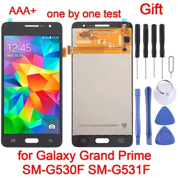 5.0 polegadas para Samsung Galaxy Grand Primeiro-SM-G530F SM-G531F Tela de exposição do LCD e do Digitador conjunto Completo de peças de Reparo