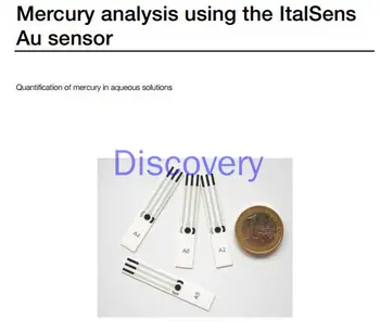 Eletroquímica de Três eletrodos do Sensor para Detecção do Teor de Mercúrio em Água