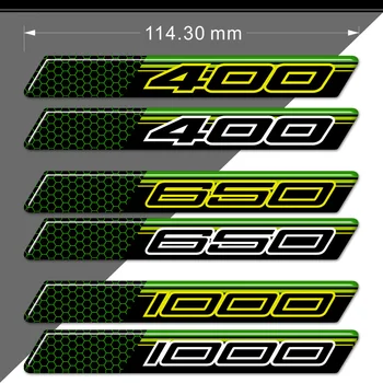2016 2017 2018 2019 2020 Protetor de Tanque Pad 3D Adesivos de Decalque Para a Kawasaki Ninja 400 650 1000 Kit Joelho Emblema Logotipo Emblema Carenagem