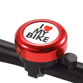 Campainha de bicicleta Amor da Liga de Alumínio de Mini eu Amo Minha Moto Universal MTB Bicicleta de Estrada E-Bicicleta Elétrica Scooter Criativo Acessórios