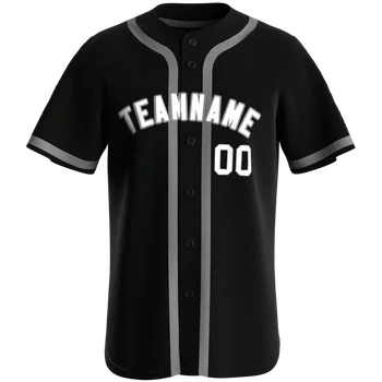Personalizado de Beisebol Jersey Costurado/Impresso Personanlized Botão para Baixo de Camisas de Esportes Uniforme para Homens Mulheres Jovens