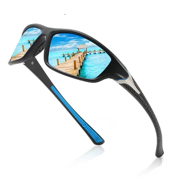 Homens Óculos de sol Polarizados com uma Caixa de Espelho de Esportes ao ar livre Óculos de sol de Pesca, Escalada de Montanha a Cavalo Espelho de Condução Óculos