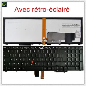 O novo francês com Retroiluminação do Teclado Azerty para Lenovo ThinkPad W540 W541 W550s T540 T540p T550 L540 Borda E531 E540 L570 0C44913 FR