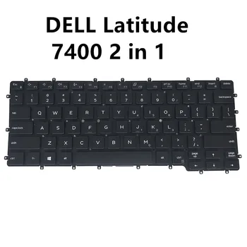 NÓS teclado para Dell latitude 14 7400 2 1 inglês preto com luz de fundo especificações 0476JH 476JH PK132CD2A00 DLM18G1 0476JH-CH200