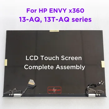 13.3 Tela de Toque do LCD conjunto Completo Para HP ENVY X360 13-AQ 13T-AQ000 13T-AQ100 FHD Ecrã Completo Superior de Peça de Reposição