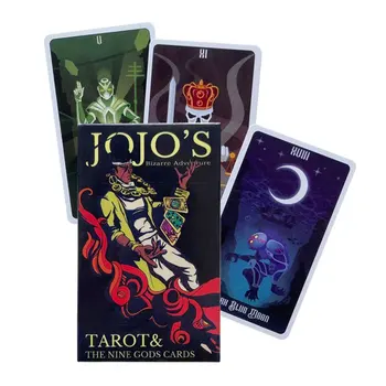 Jojo's Bizarre Adventure STARDUST CRUSADERS jojo Cartas de Tarô 22 REGULAR & FAN ART Grand Akana & 9 Royal Deuses Cosplay 53pcs Presente