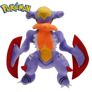 21cm Pokemon Garchomp de Pelúcia Brinquedo de Pelúcia em Forma de Dragão de Terra Pokémon Decoração de desenhos animados Anime Travesseiro de Pelúcia Boneca de Presente para as Crianças