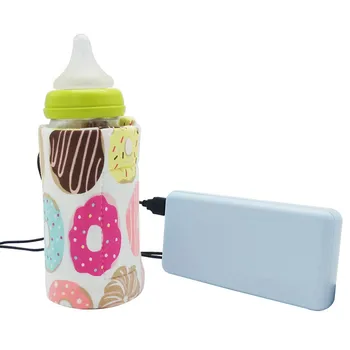 USB Leite, a Água mais Quente de Viagem do Carrinho de criança Isolados Saco do Bebê de Enfermagem Aquecedor de Garrafa de Dinossauro arco-íris Aquecedor de biberões Aquecedores Quente