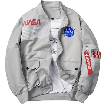 espaço x-piloto jaqueta masculina astronauta vestuário de trabalho jaqueta de homens e mulheres casacos de moda japonesa jaquetas para homens