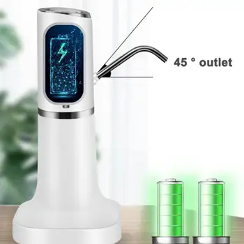 Automática de Colisão Elétrica Garrafa de Água da Bomba com Base USB Dispenser de Água Portátil Automático da Bomba de Água de Balde Frasco Dispensador
