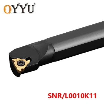 OYYU SNR0010K11 SNL0010K11 Rosqueamento Interno Ferramenta para Torneamento Titular SNR SNL 0010 usar 11IR 11ER Pastilhas de metal duro