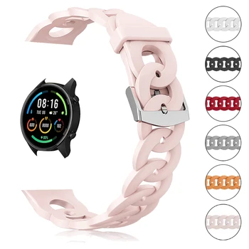 Pulseira para Xiaomi Assistir Cor 2 Mi / Watch Cor de Edição de Esportes do Smartwatch Banda Mulheres de Silicone StrapBracelet Acessórios