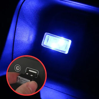Interior automotivo Mini USB de Luz Ambiente do DIODO emissor de Luz de Modelagem para o Porsche Cayenne Mundo o Mundo Panamera S Cayman Carrera