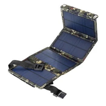 Impermeável 20W 5V USB Dobrável, Painel Solar Células Portátil ao ar livre do Telefone Móvel Bateria de Energia de Células de carga para Acampamento