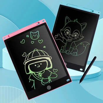 8.5/10/12 Polegadas Escrever Tablet de Desenho para Crianças Graffiti Sketchpad Brinquedos Lcd Manuscrito Magia Blackboard Kid Pad Notebook