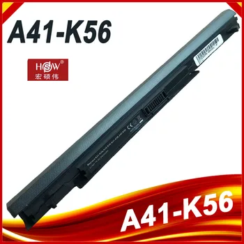 Laptop bateria para Asus K56C K56CA K56CB K56CM K56V A56C A56CM A56V Série A31-K56 A32-K56 A41-K56 A42-K56
