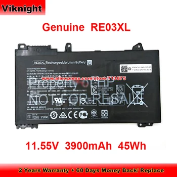 Genuíno RE03XL Bateria HSTNN-DB9A para Hp ProBook 430 G6 440 G6 450 G6 450 G7 HSTNN-0B1C 6KJ62UT L32407-2B1 11.55 V 3900mAh 45Wh