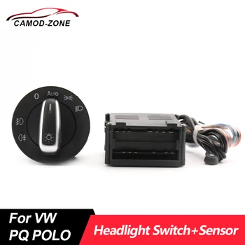 Auto Farol Cabeça Interruptor de Lâmpada com Sensor de Luz Módulo de Atualização para VW PQ POLO Golf 5 5ND 941 431B