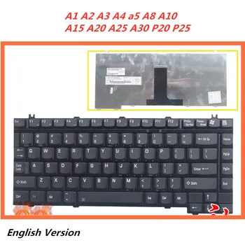 Laptop Teclado inglês Para Toshiba A1 A2 A3 tecra A4 a5 A8 A10, A15, A20, A25 A30 P20 P25 notebook de Substituição de layout de Teclado