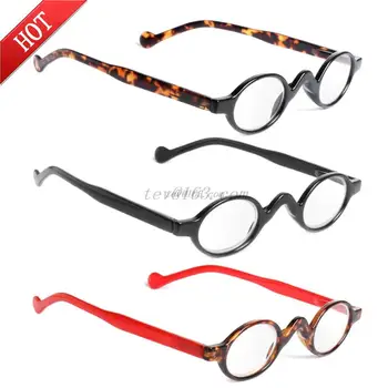 1Pc Vintage Redonda Pequena Moldura Homens Mulheres Leitores Óculos de Leitura Presbiopia Óculos