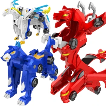 Explosão de velocidade Combinação transformação robô deformação de colisão de automóvel Mecânico besta figuras de ação de crianças meninos brinquedos