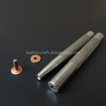 1 conjunto de Artesanato ferramenta de Cobre Rivet & Rebarbas Fascinante Ferramenta de Incubação de Configuração de Ferramenta de Fixadores em aço Inoxidável ferramenta de fixação
