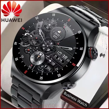 HUAWEI LIGE ECG+PPG de Chamada Bluetooth Smart Homens do Relógio Bracelete de Esportes NFC Impermeável Personalizado Assista a Cara Homens SmartWatch Para
