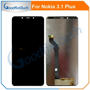 Nokia 3.1 e Visor LCD E Touch Screen Digitalizador Substituição do conjunto de Peças Para Nokia 3.1 Plus 3.1 P