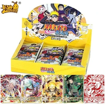 KAYOU genuíno Naruto anime Japonês brinquedos para crianças cartas colecionáveis Uzumaki Uchiha Sasuke 2023 de aniversário, presente de Natal