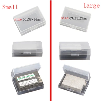 Pequena / Grande Tamanho Bateria de Lítio Caixa de Bateria caso de Proteção da Bateria de Armazenamento de Caixa pode colocar uma variedade de Câmera SLR bateria