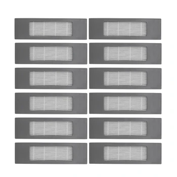 Conjuntos de filtros de Reposição Para Ecovacs Deebot OZMO 920, 950, T5, T8 AIVI Robô Aspiradores, 12-Pack