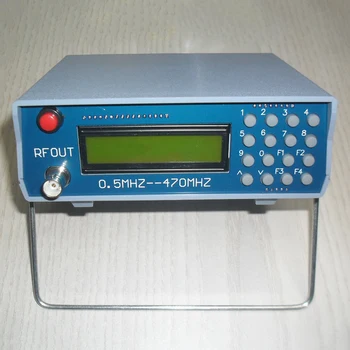 Gerador de sinal de 0,5 MHz-470MHz Gerador de Sinais de RF Testador de Medidor de FM, Rádio Walkie-talkie de Depuração Digital CTCSS Singal de Saída
